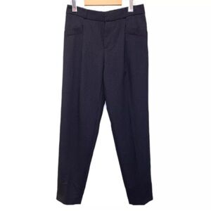 Banana Republic High-Waist Wide-Leg Pants – Black Textured – Classic Workwear